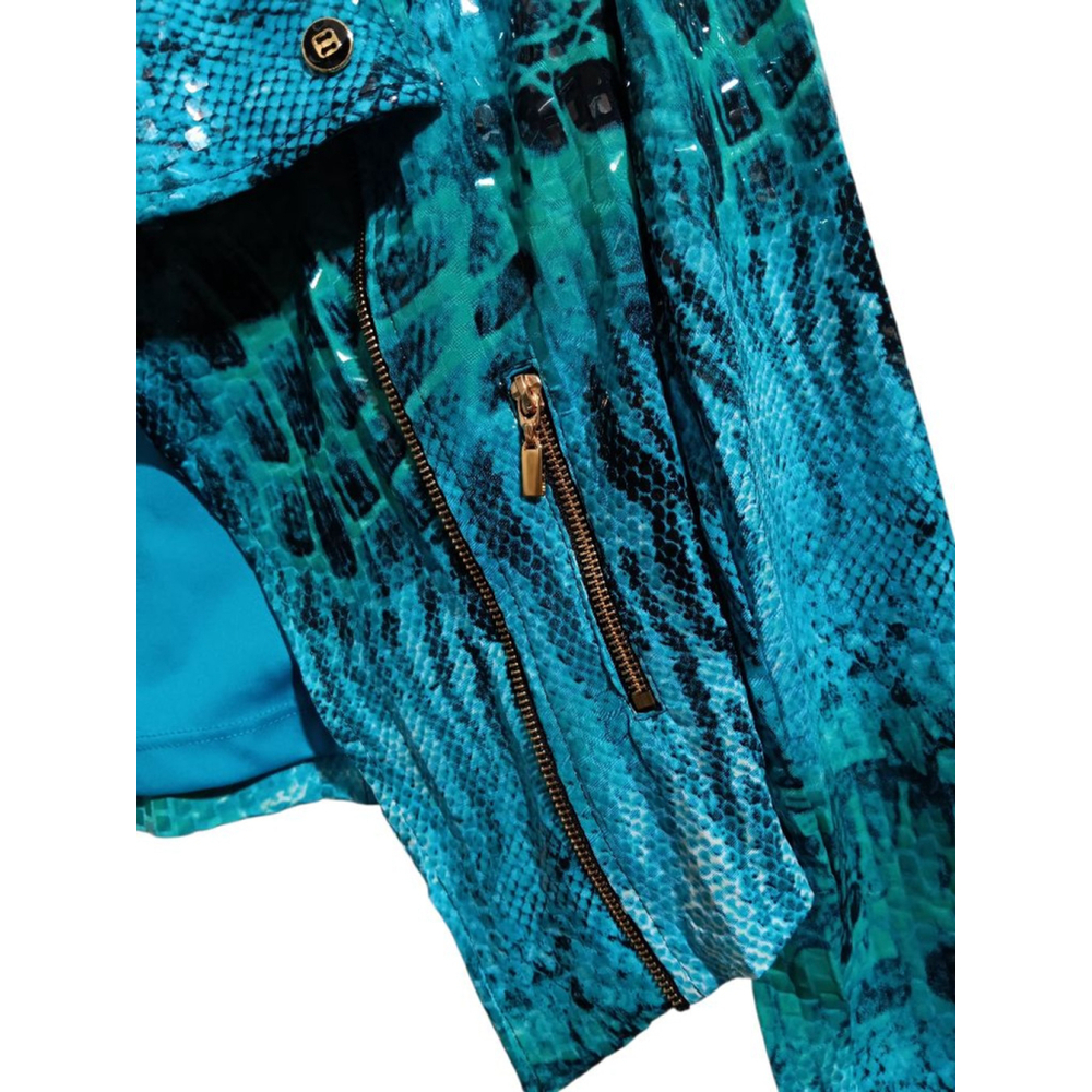 Frank Lyman Design Turquoise Python Snake Print O… - image 8
